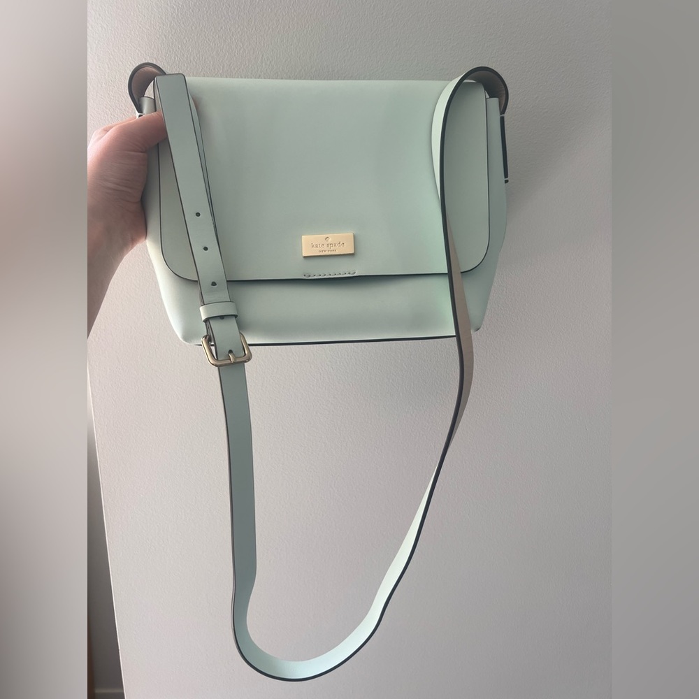 Kate Spade robins egg blue Leather cross body bag